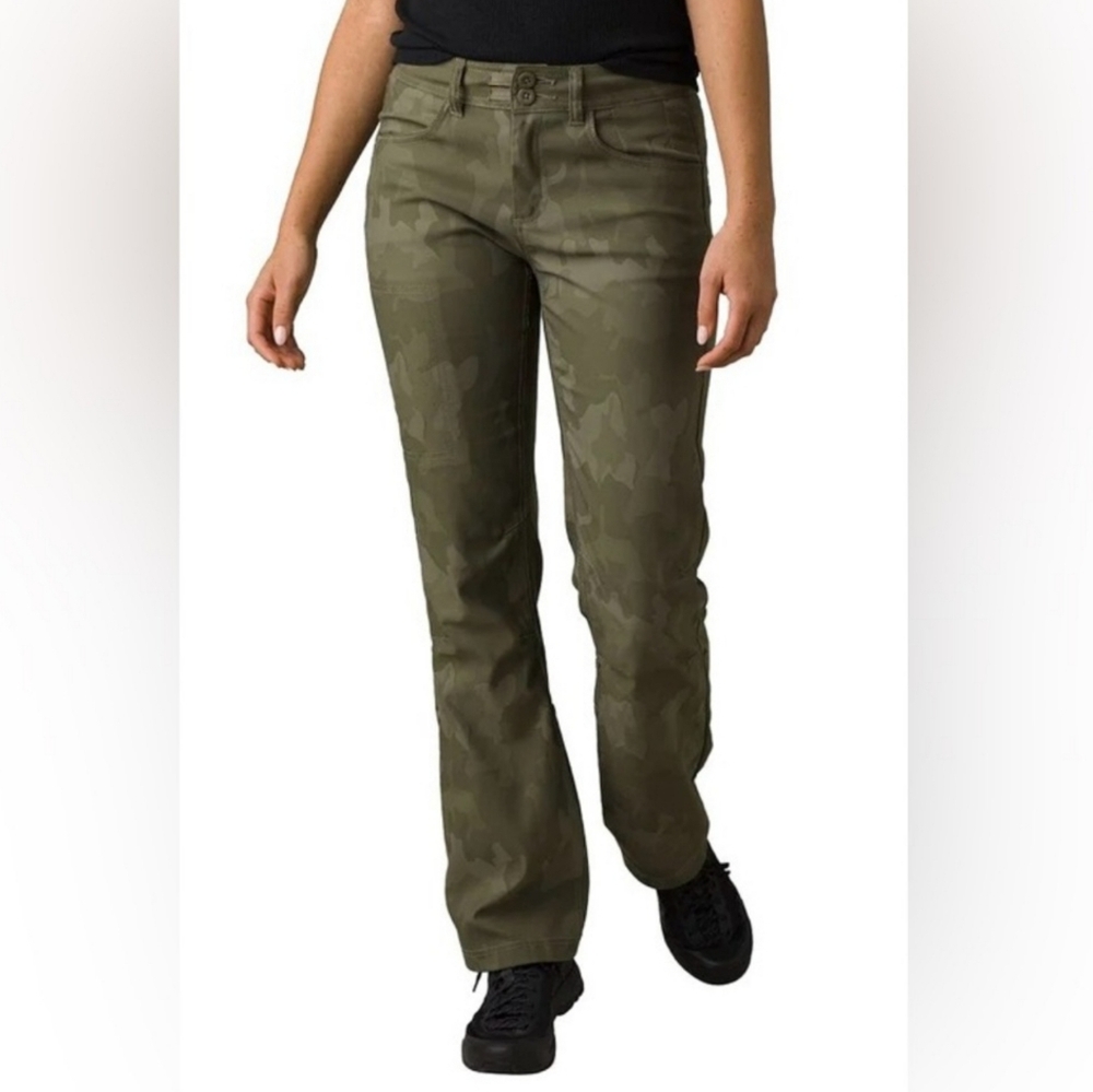 PrAna Camo Halle Straight Leg Casual Pants Plus II Size 22W New